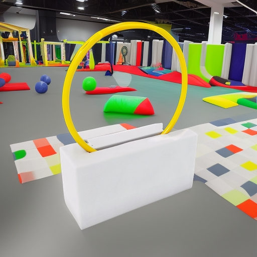 Мягкий игровой модуль Сальто серый Romana