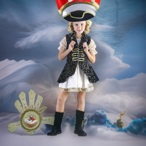 Карнавальный костюм Покорительница морей, рост 120-130 Snowmen