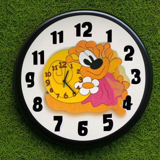 Часы настенные УЛИТКА-ДЕВОЧКА Pomy Toys