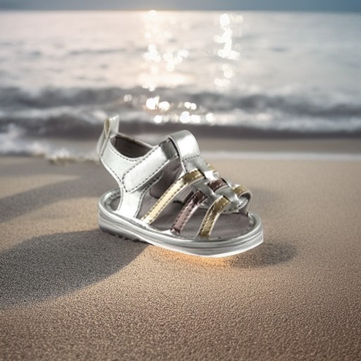 Сандалики для девочки серебряные, 12-18 месяцев Luvable Friends