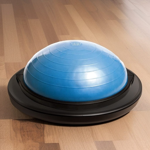 Балансировочная платформа BOSU Home голубая