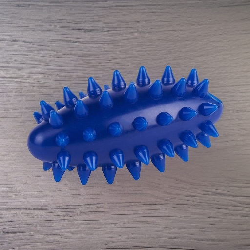 Мяч массажный овальный Дикий огурец МалышОК синий