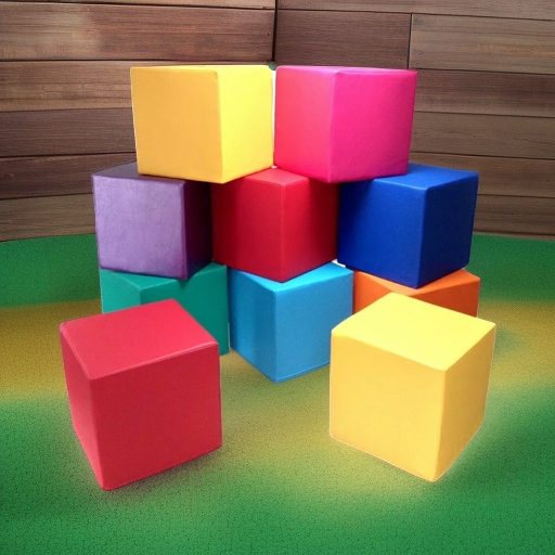 Мягкий кубик 40х40х40 см, 1 штука Лантана