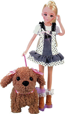 Кукла LEILA с собачкой