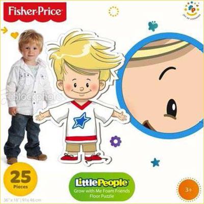 Мягкий пазл напольный ЭДДИ, 25 деталей Fisher-Price