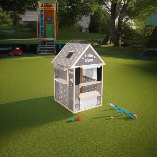 Многофункциональный игровой домик, серый/звезды Roba