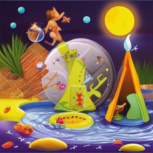 Пазл для ванной ВОЛШЕБНАЯ НОЧЬ BeeZeeBee