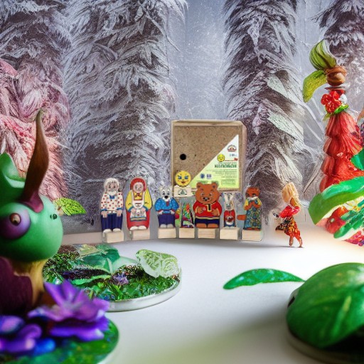 Набор ПЕРСОНАЖИ СКАЗКИ КОЛОБОК Краснокамская игрушка