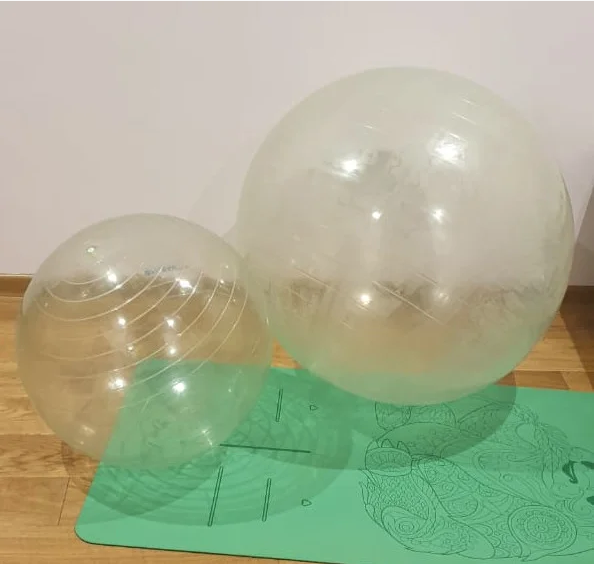 Мяч для фитнеса Opti Ball прозрачный 95 см Ledraplastic