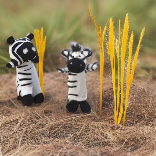 Кукла на пальчик ЗЕБРА Teddykompaniet