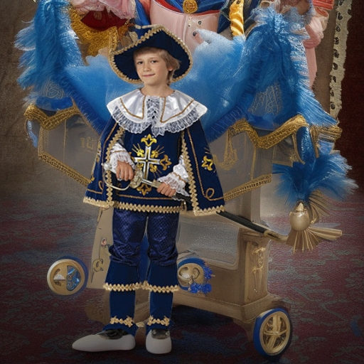 Мушкетер короля синий