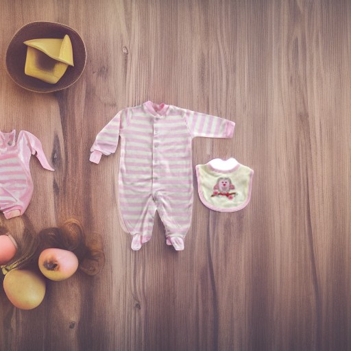 Комбинезон и нагрудник ОРГАНИК розовый, 6-9 месяцев Hudson Baby