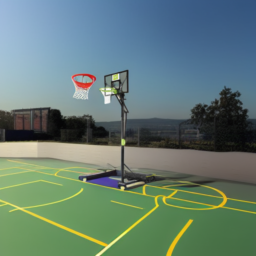 Баскетбольная система передвижная Звезда