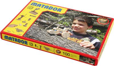 Деревянный конструктор KiGa Klassik 0, 100 деталей Matador