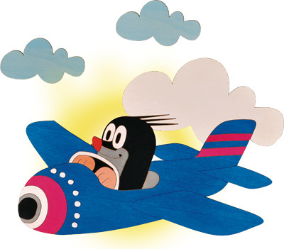 Лампа настенная КРОТ В САМОЛЕТЕ Pomy Toys