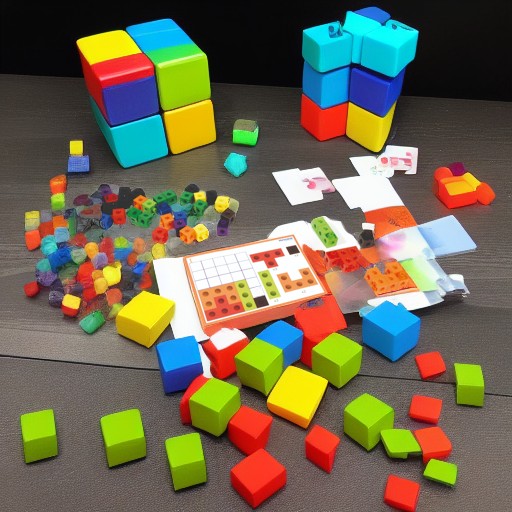 Набор обучающий Activity Cubes (100 деталей) в чемоданчике