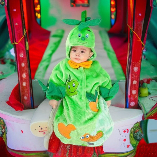 Карнавальный конверт ПЛЮШЕВОЕ ЯБЛОЧКО, 0-3 месяца Veneziano