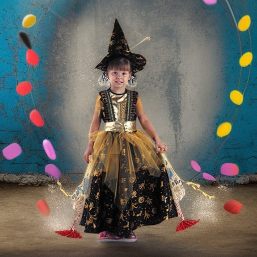 Ведьмочка золотая, рост 116 Батик