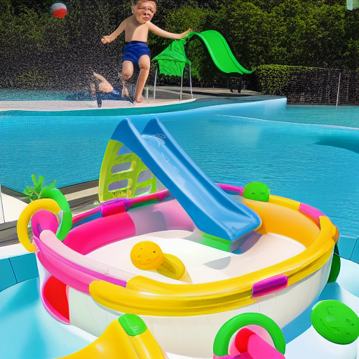 Горка с разбрызгивателем малая Mochtoys