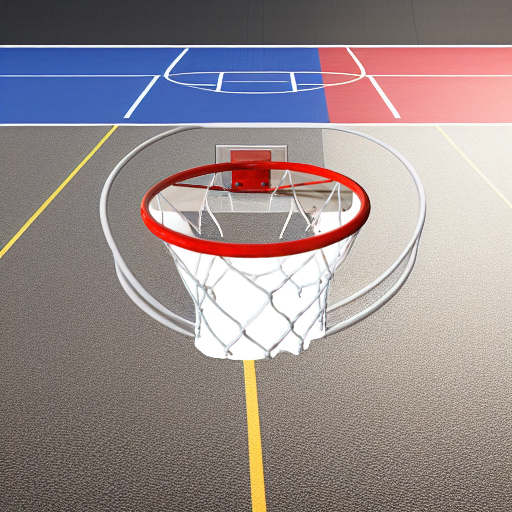 Кольцо баскетбольное с сеткой d=380 мм