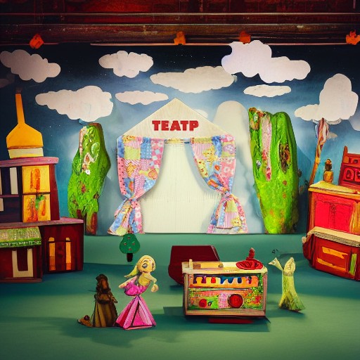 Ширма для кукольного театра настольная Краснокамская игрушка