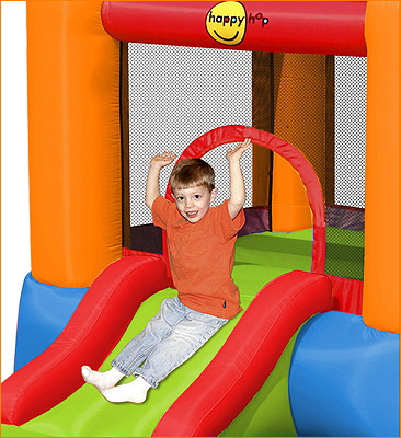 Надувной батут с горкой Малыш Happy Hop