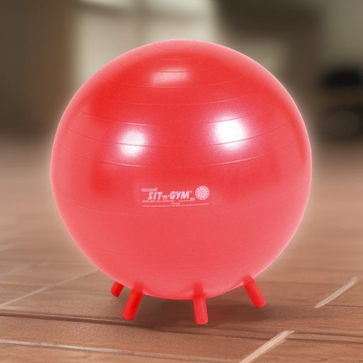 Мяч на ножках Sit n Gym красный 55 см Ledraplastic