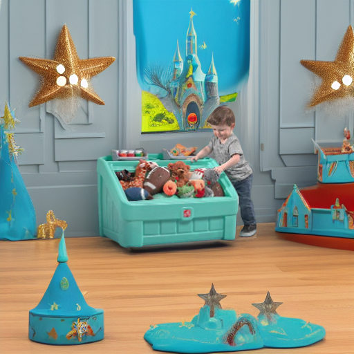 Ящик для игрушек 2 в 1 Step 2 Бирюзовый