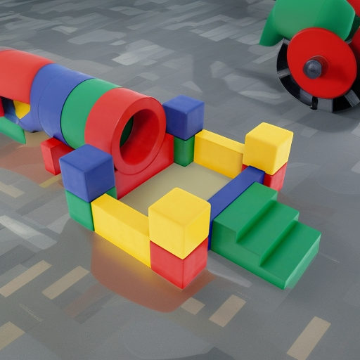 Мягкие игровые блоки Царь-пушка Romana