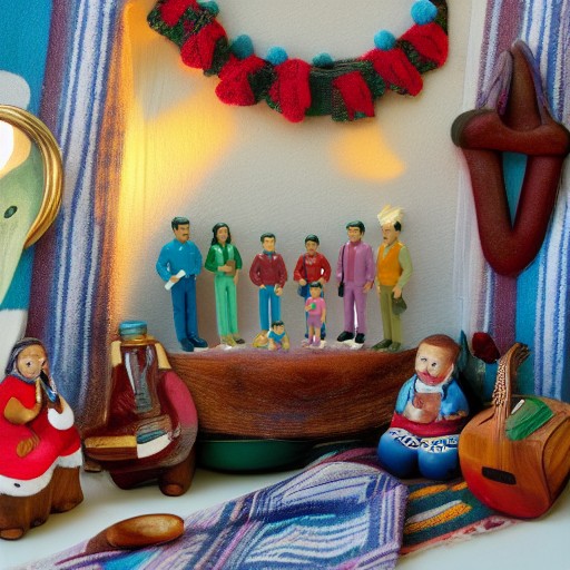 Набор фигурок Семья южноамериканцев 3 поколения, 8 фигурок Miniland