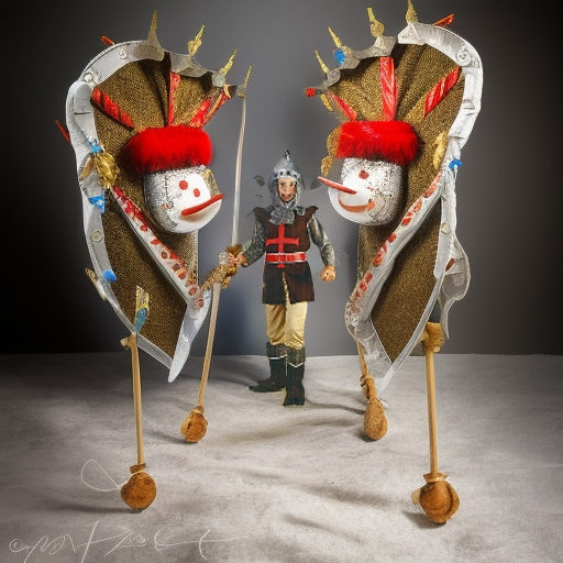 Карнавальный костюм Рыцарь, рост 120-130 Snowmen