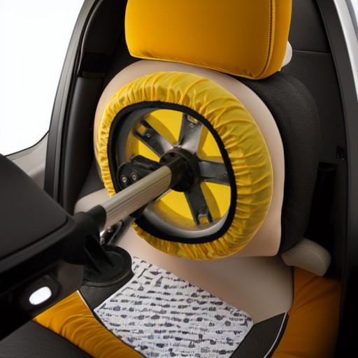 Чехлы на колеса диаметром 20-40 см, желтые Чудо-Чадо