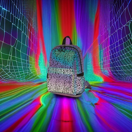 Рюкзак BRIGHT универсальный СВЕТЯЩИЙСЯ РИСУНОК Spiderweb, 42х31х15 см