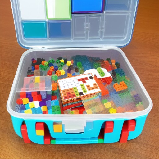 Набор обучающий Activity Cubes (100 деталей) в чемоданчике