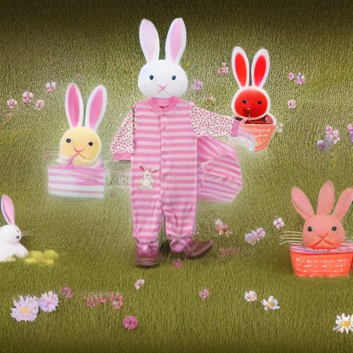 Набор ЗАЙКА, 2 предмета, 9-12 месяцев Hudson Baby