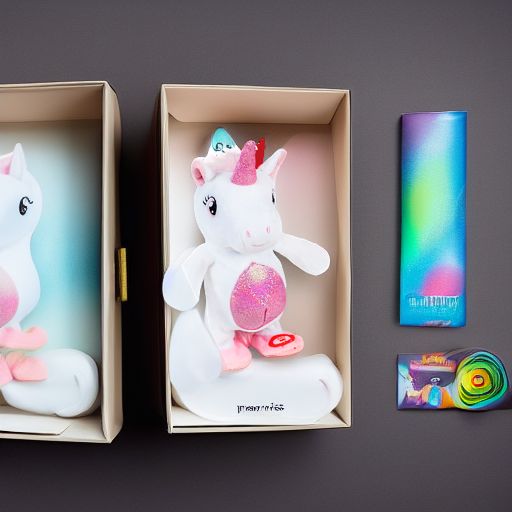 Единорог RIPETIX в подарочной упаковке, белый