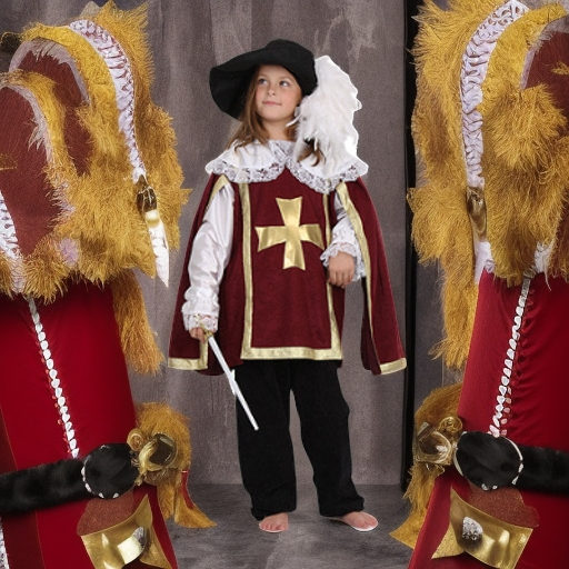 Карнавальный костюм Мушкетер бордо, рост 140 Lipta TDP