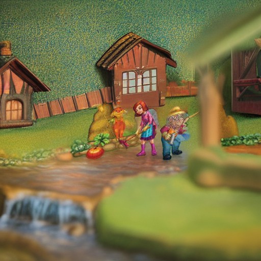 Магнитный театр ЛЕТО В ДЕРЕВНЕ Bondibon