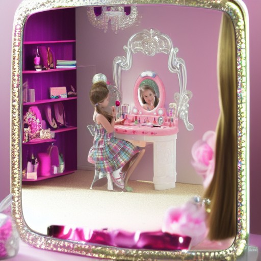 Туалетный столик МАЛЕНЬКАЯ БАРБИ FANTASY VANITY Step 2