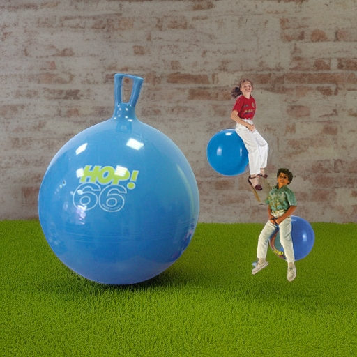Мяч-попрыгун HOP, 66 см Ledraplastic
