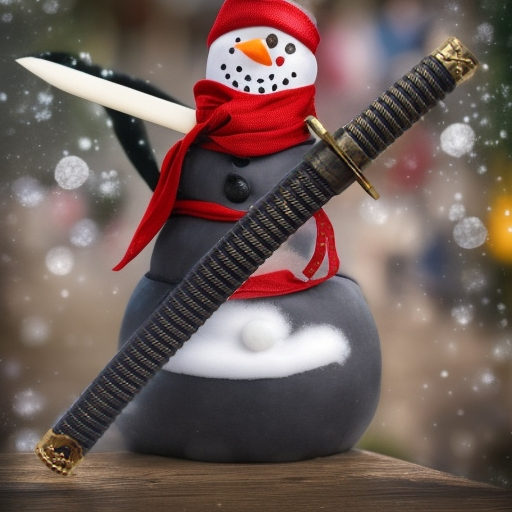 Меч ниндзя, 42 см Snowmen