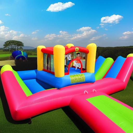 Надувной батут ПОПРЫГУН Happy Hop