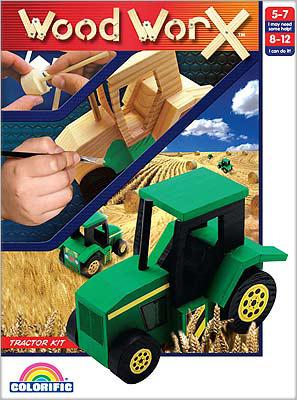 Модель деревянная ТРАКТОР Colorific