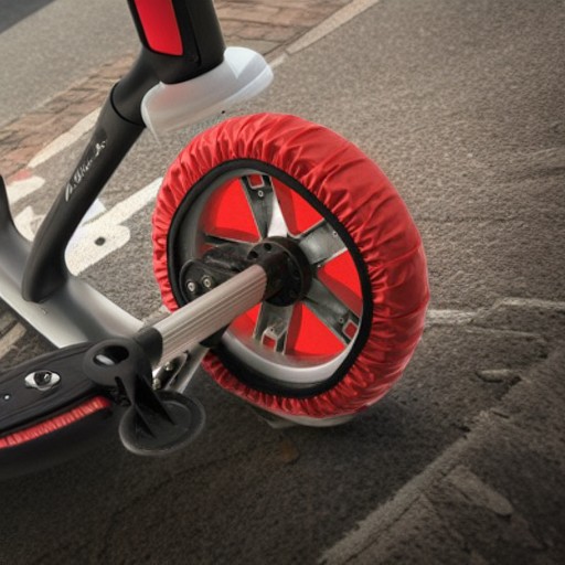 Чехлы на колеса диаметром 20-40 см, красные Чудо-Чадо