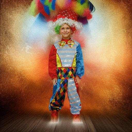 Клоун с париком, рост 122 КарнавалиЯ