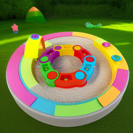 Песочница пластиковая составная Радуга