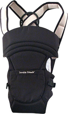 Кенгуру-переноска, 2 в 1, черная Luvable Friends