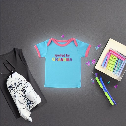 Футболка для девочки ВЕСЕЛЫЕ НАДПИСИ, 6-9 месяцев Luvable Friends