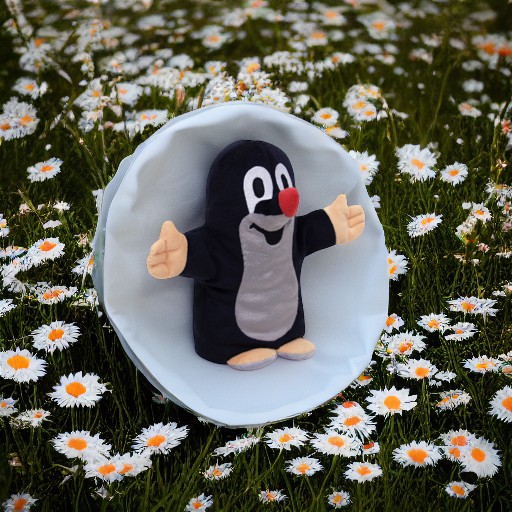 Кукла на руку Кротик 21 см со звуком Moravska Ustrenda Brno