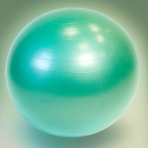 Мяч гимнастический фитбол GYMNIC PLUS 55 см, зеленый Ledraplastic